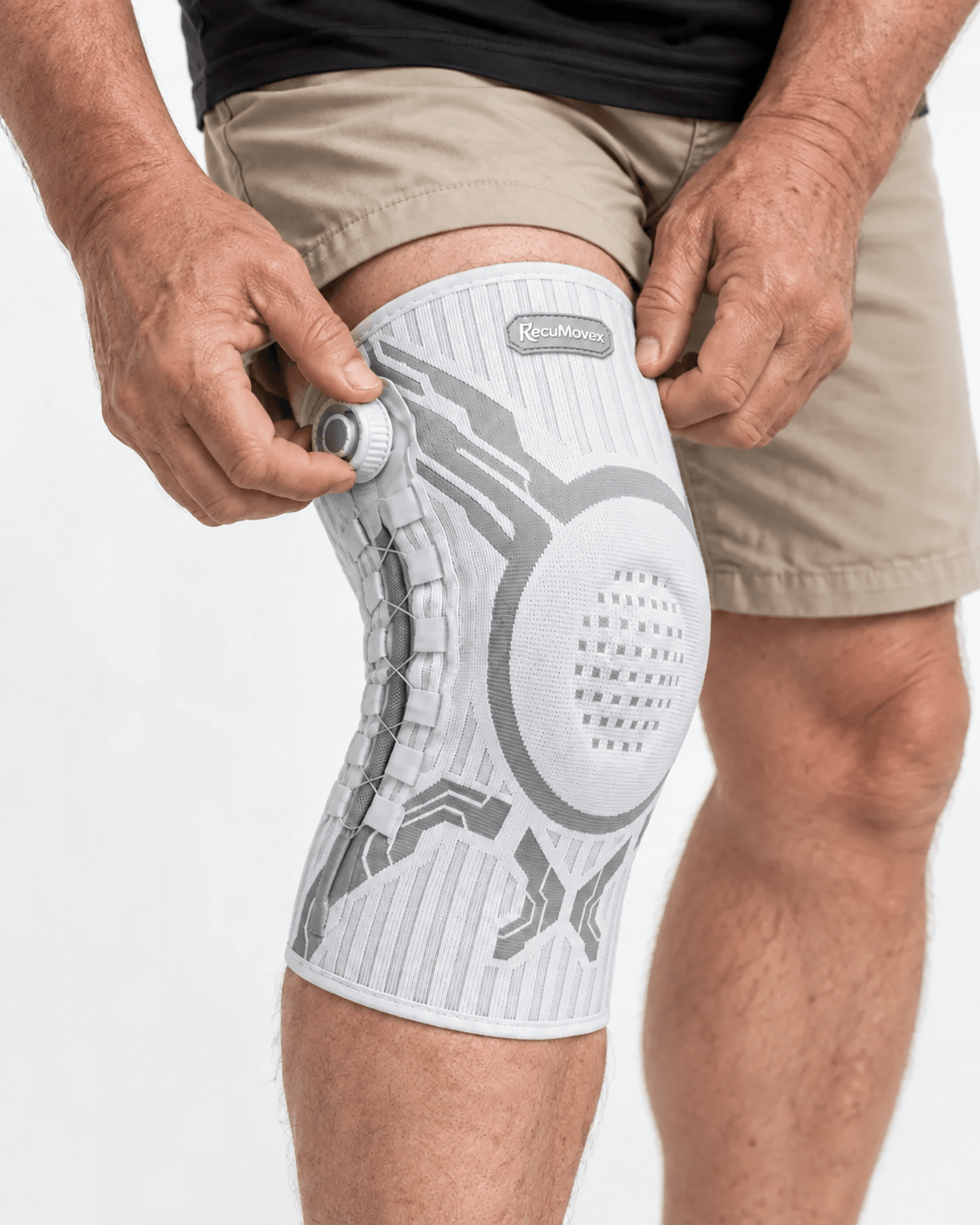 RecuMovex adjustable dial knee brace