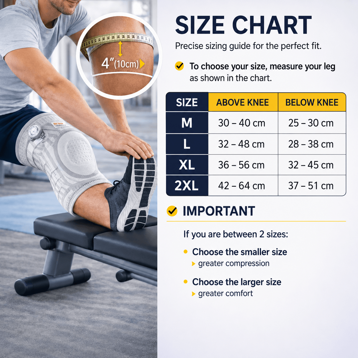 RecuMovex Support and Relief Knee Brace