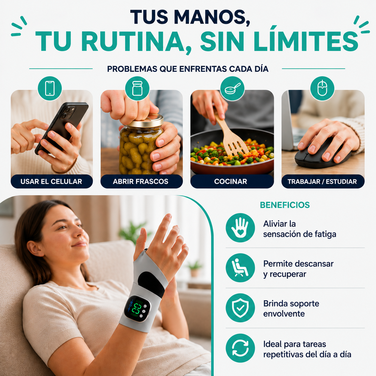 NeuroCalm™ Electropulsos ajustables