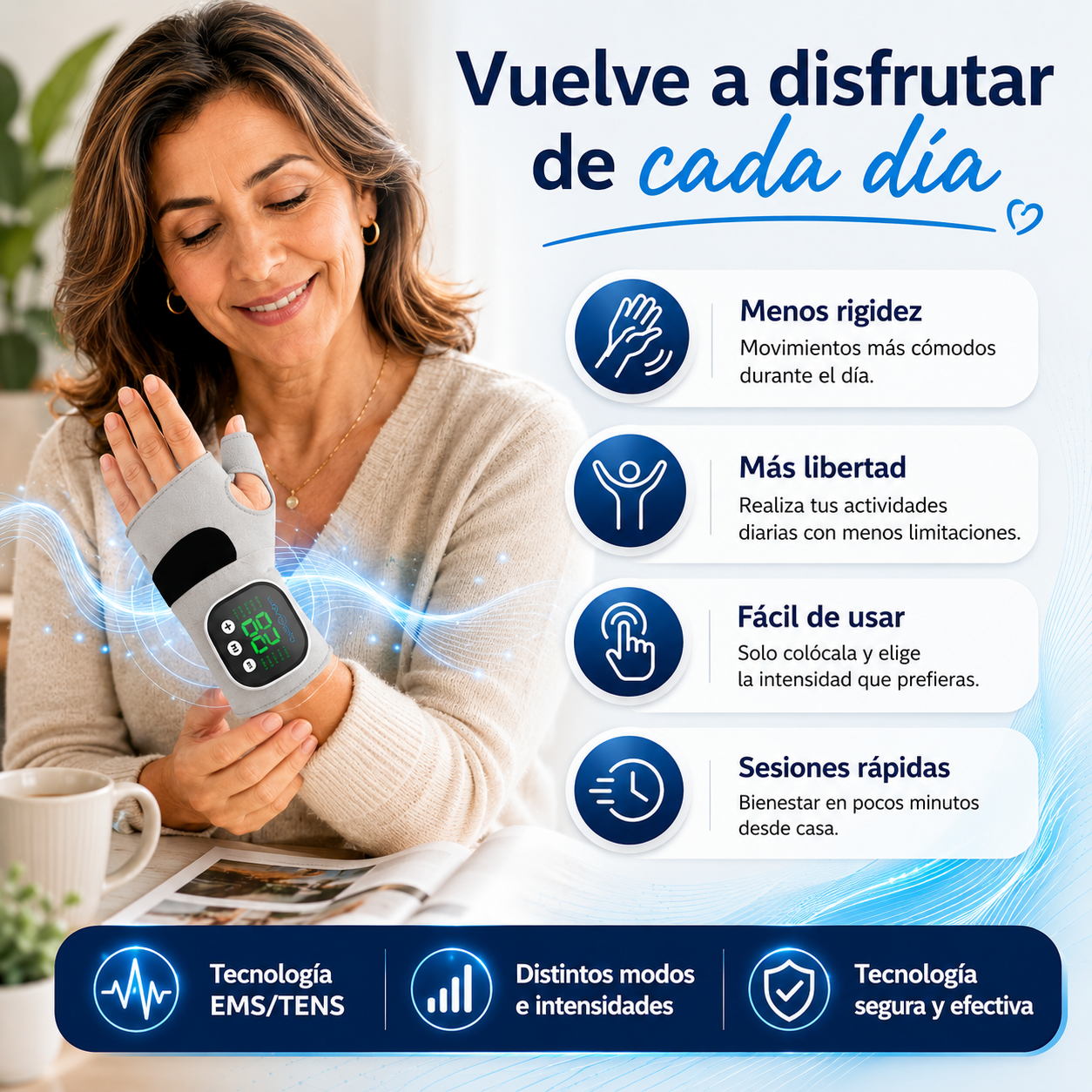 NeuroCalm™ Electropulsos ajustables